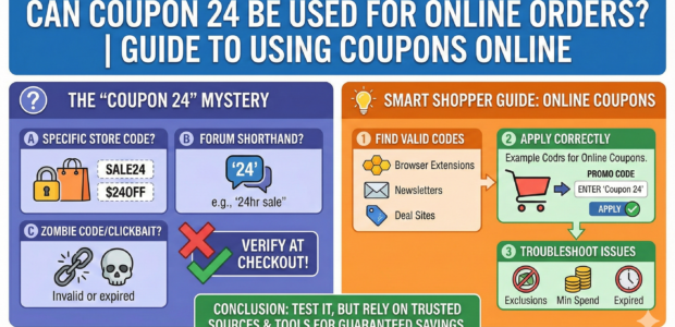 Can Coupon 24 Be Used for Online Orders? | Guide to Using Coupons Online